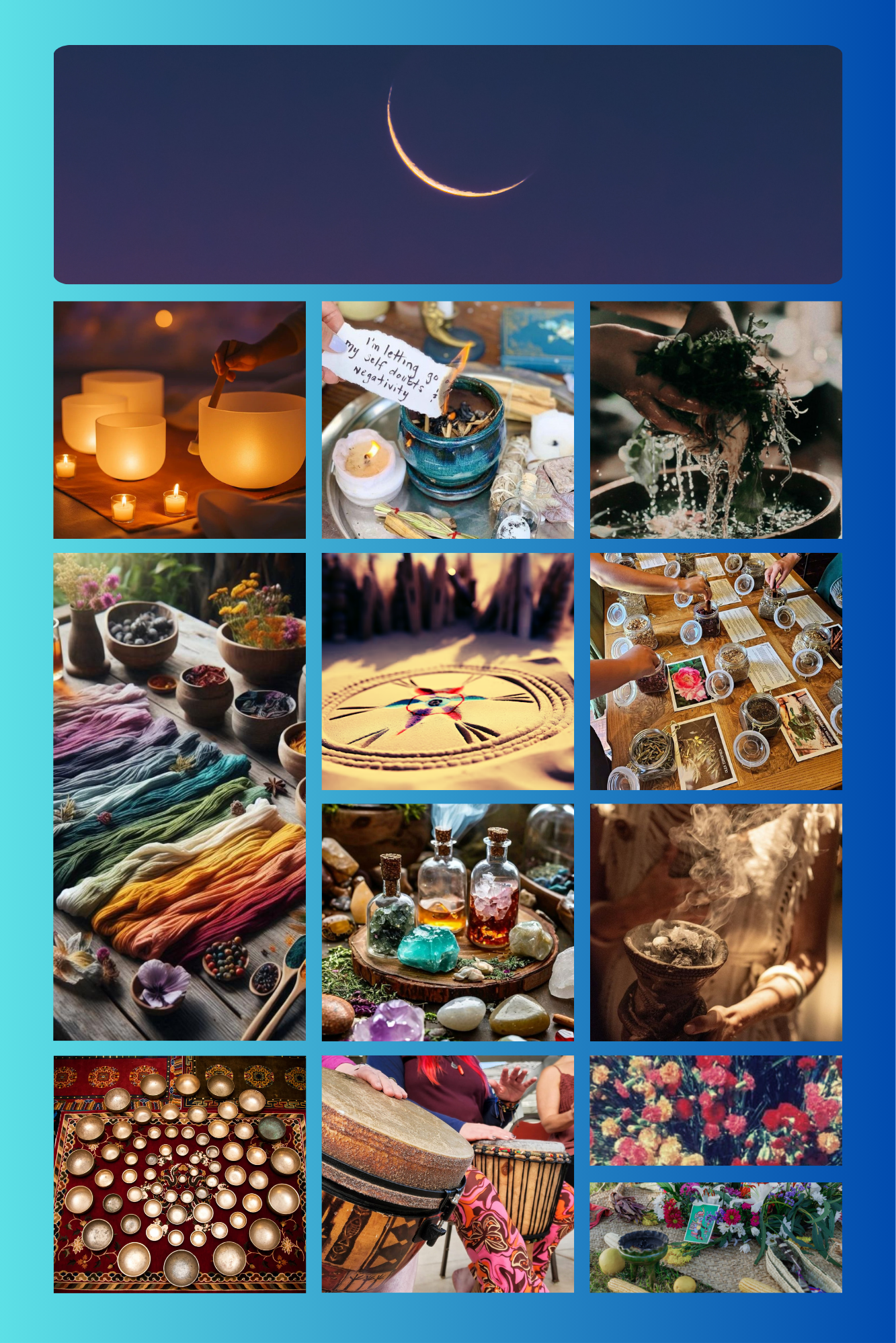 Moon, Medicine & Memory -Comadre Healing Circle -10 Month Series