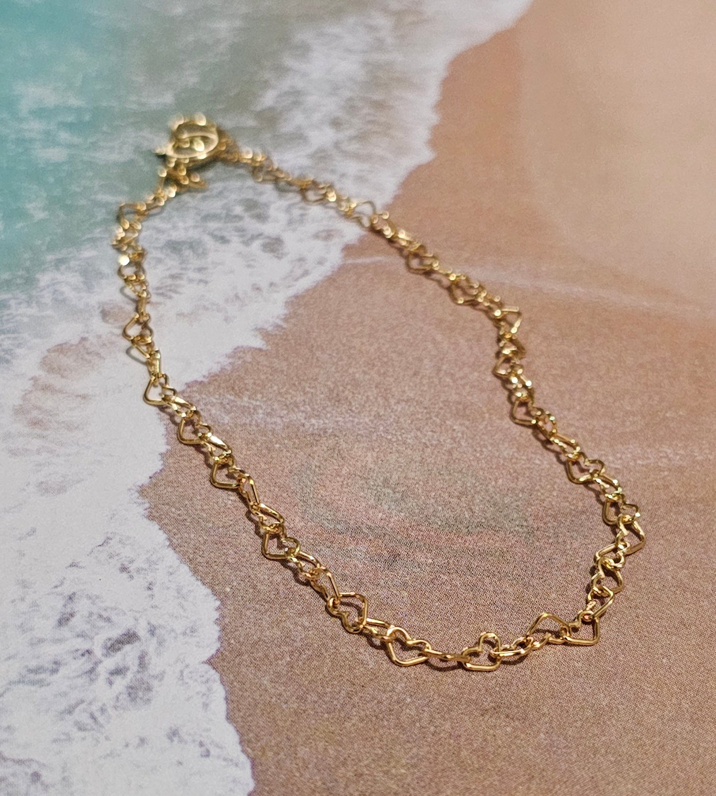 Heart Link Chain Bracelet ilaments Jewelry