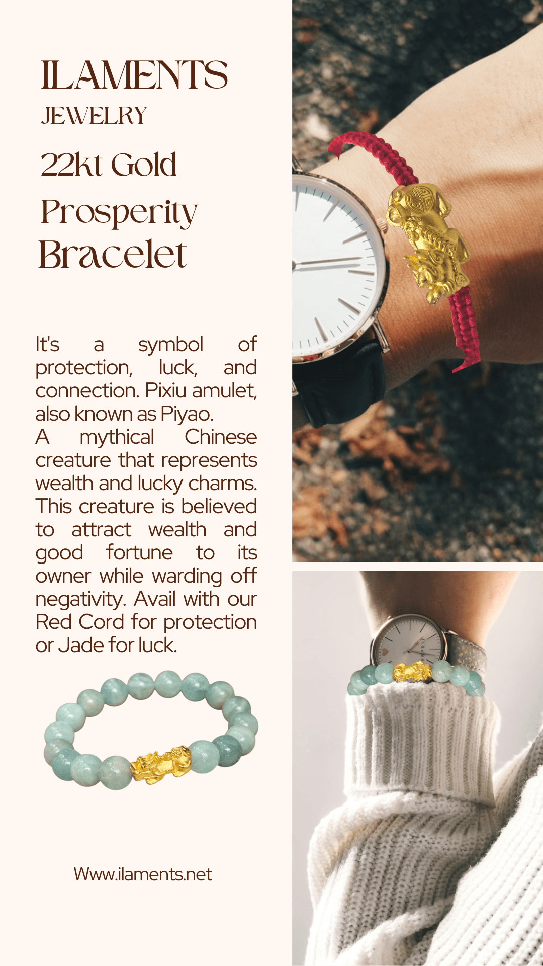 Dragon Jade Prosperity Bracelet ilaments Jewelry