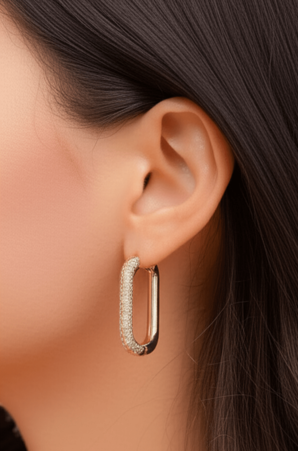Square Biz Huggie Earrings ilaments Jewelry