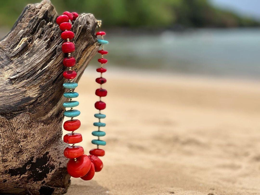 Coral Ancestral Necklace ilaments Jewelry