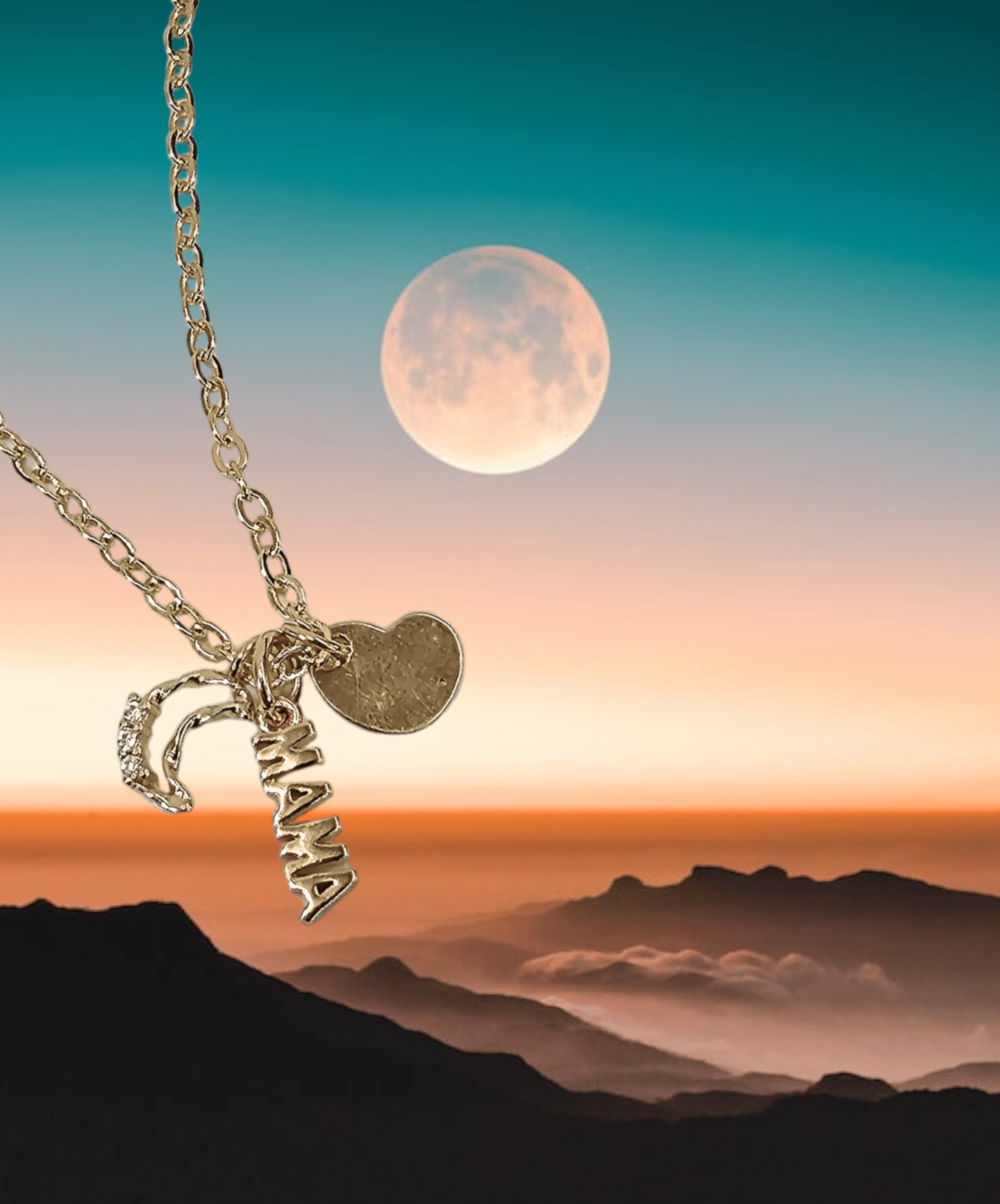 Love you to the Moon & Back Necklace ilaments Jewelry