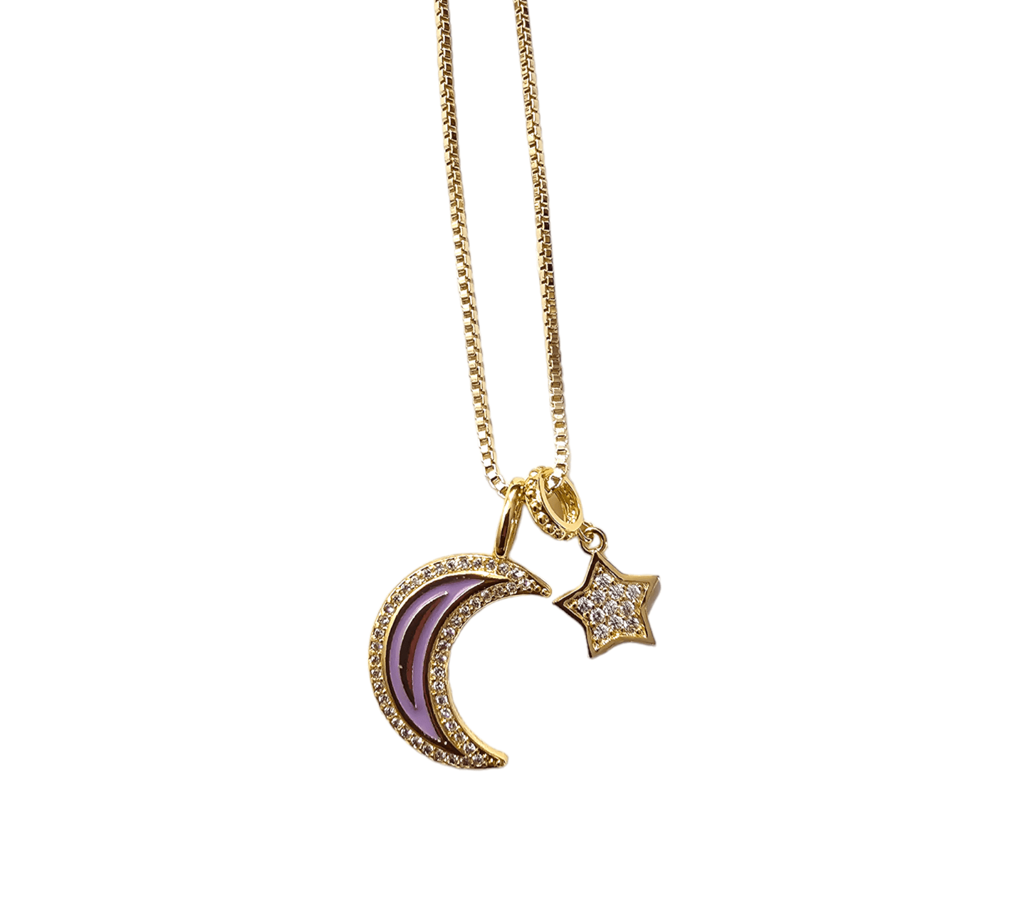 Luna Lavendar Necklace ilaments Jewelry