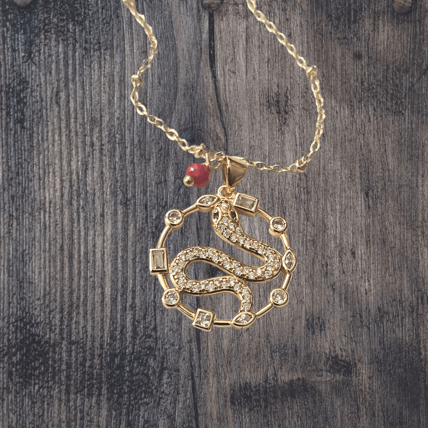 Year of the Snake Charm Necklace ilaments Jewelry