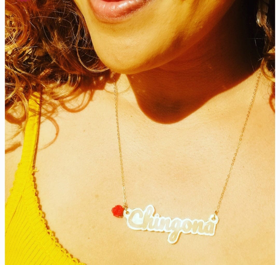 Chingona Necklace ilaments Jewelry