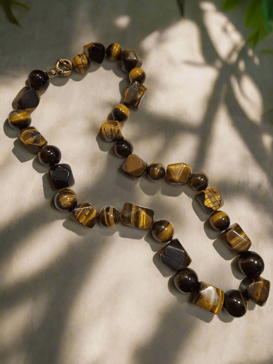 Tiger's Eye Statement Necklace ilaments Jewelry
