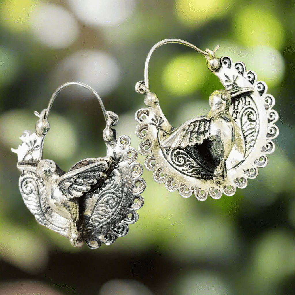 Hummingbird Sterling Silver Arracadas ilamentsjewelry