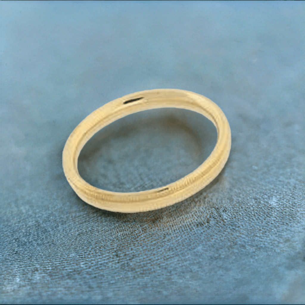 14KT GOLD 3MM BAND RING ilaments Jewelry