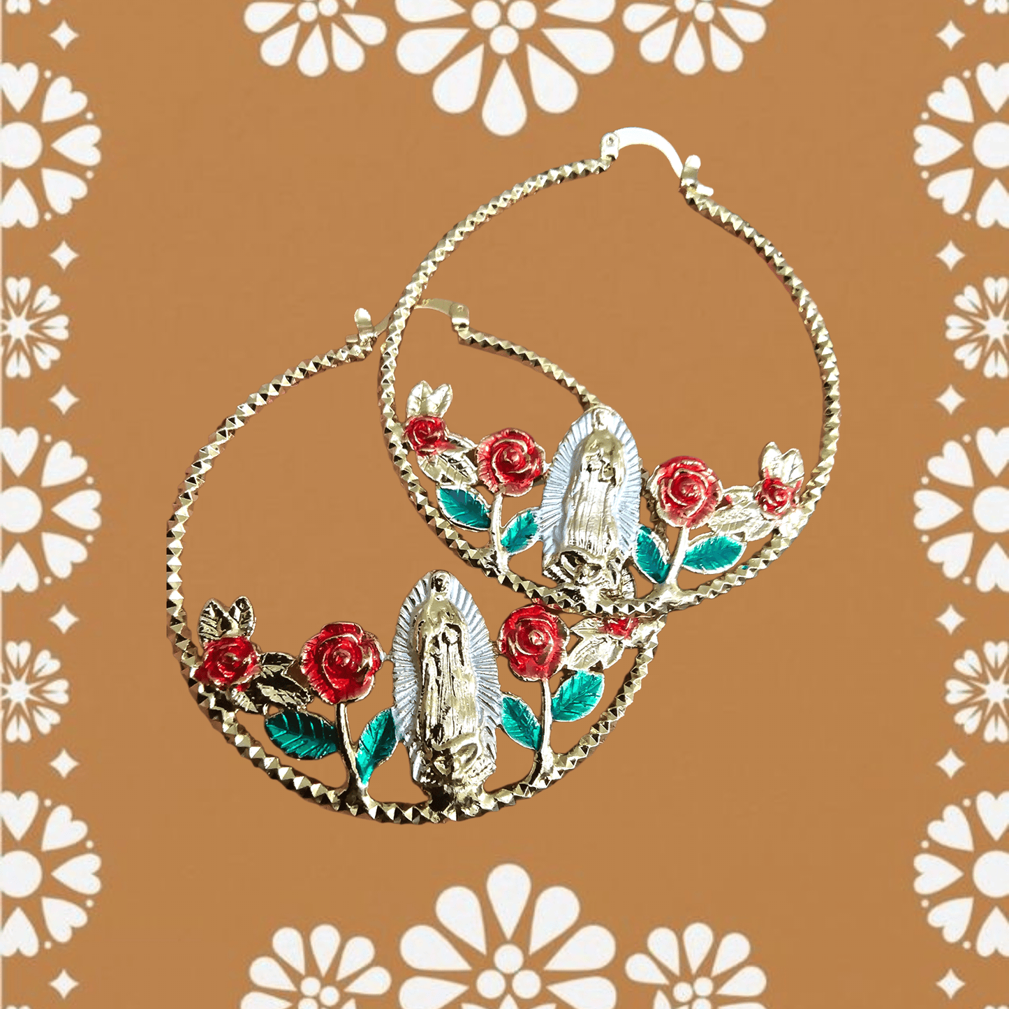 Virgencita Hoop Earrings ilaments Jewelry