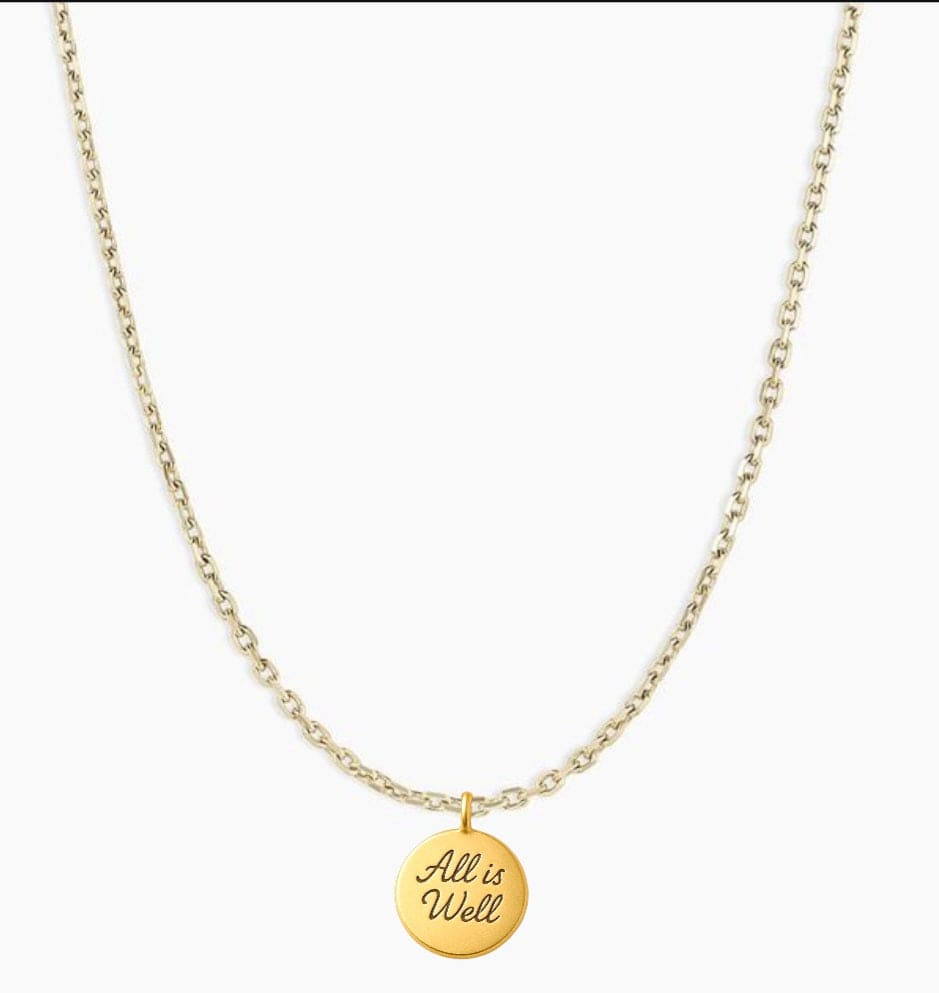 "All is Well" 14kt Gold Necklace ilaments Jewelry
