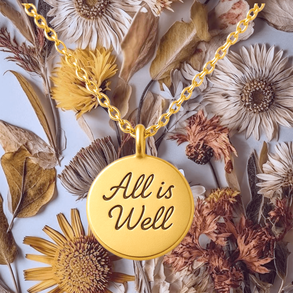 "All is Well" 14kt Gold Necklace ilaments Jewelry