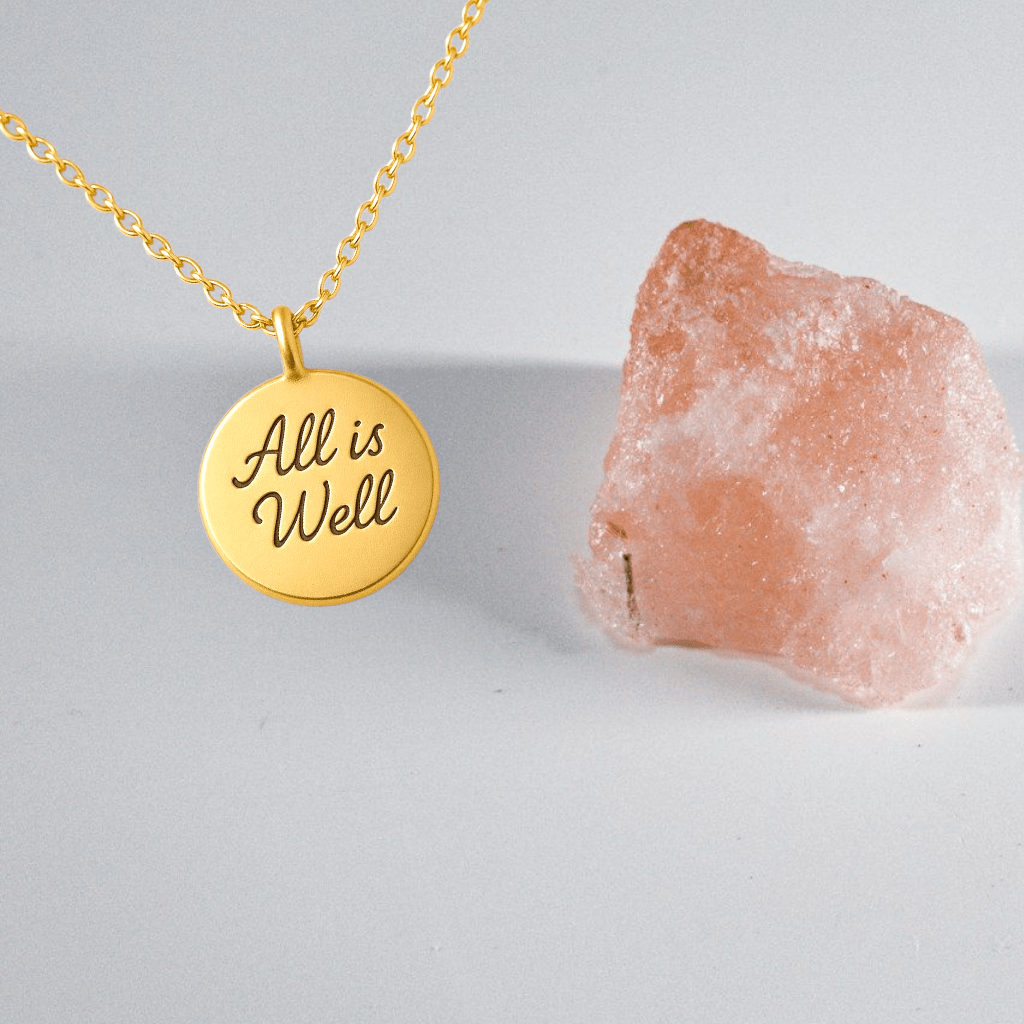 All is Well Affirmation Necklace ilaments Jewelry