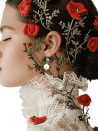 Eva CZ Mother of Pearl 14kt Gold Fill Earrings ilaments Jewelry