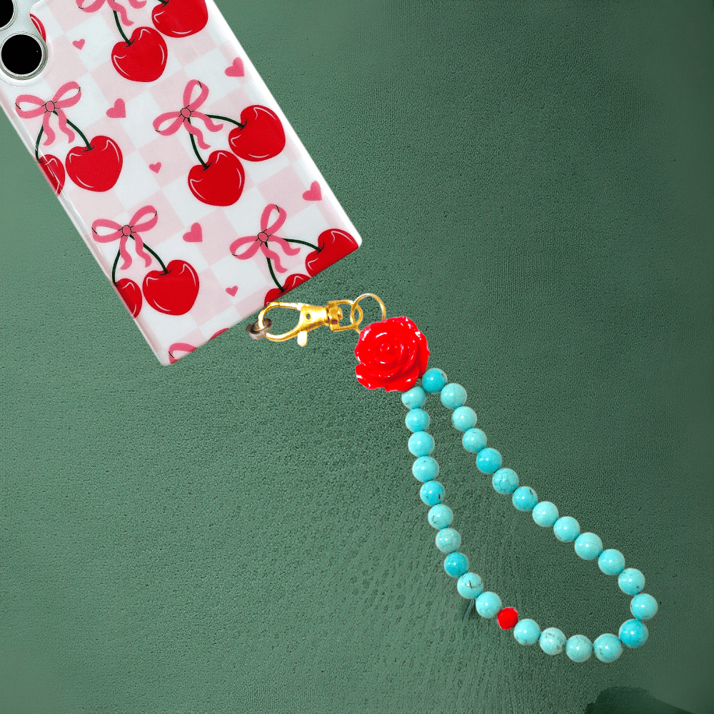 Rosa Turquoise Phone Wristlet ilaments Jewelry