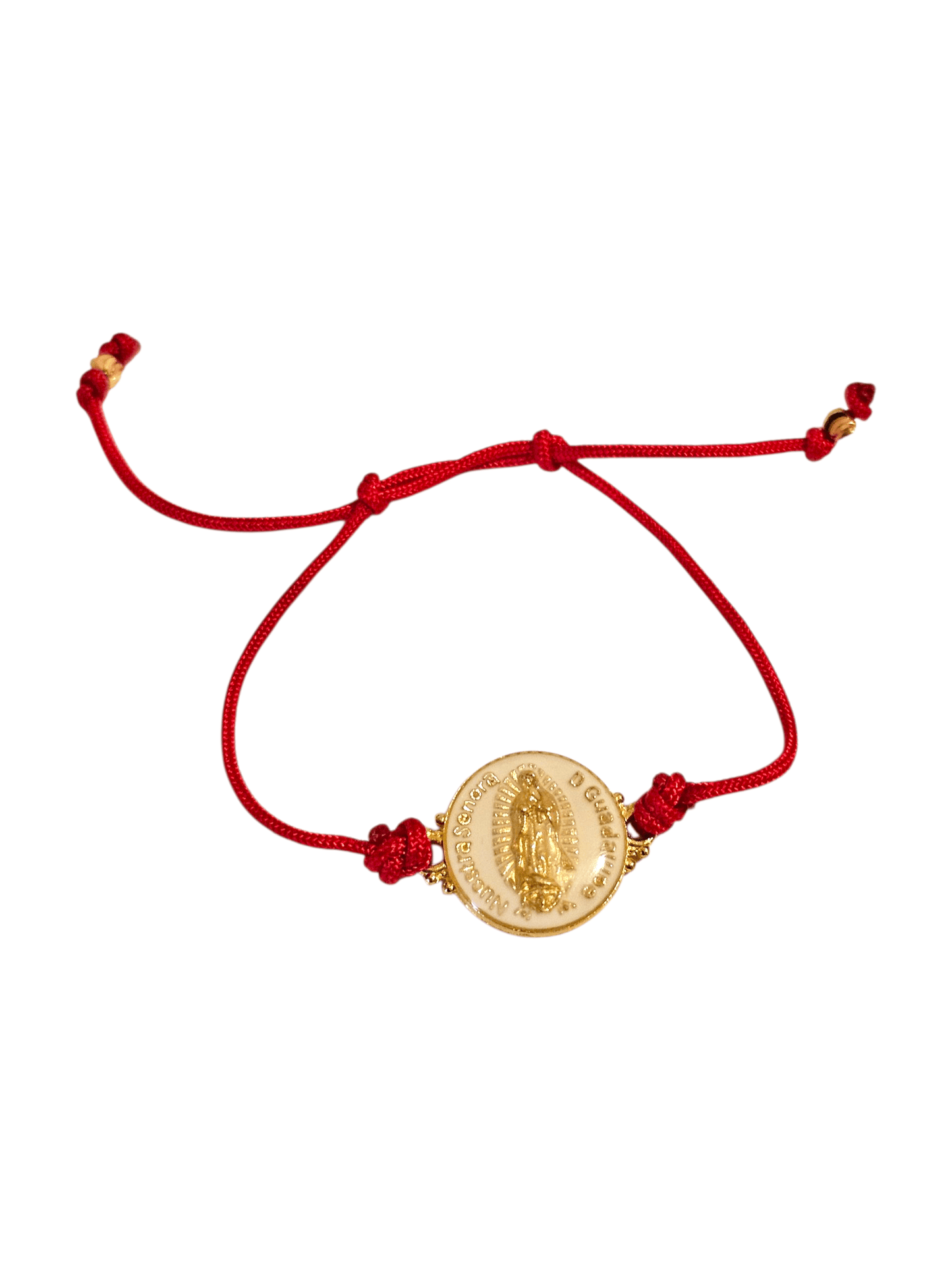 Virgen Enamel Red Cord Bracelet ilaments Jewelry