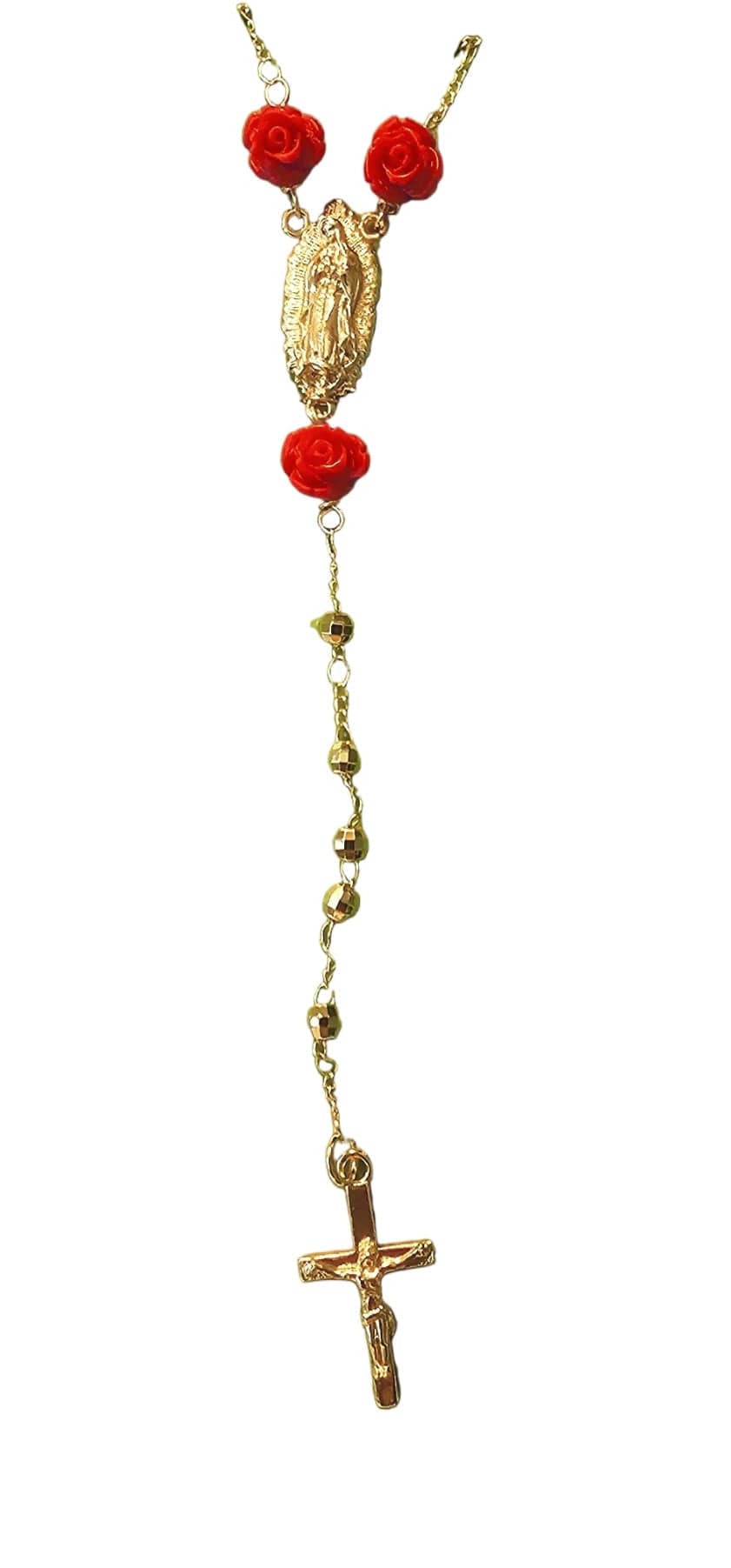 Guadalupe Rose Rosary ilaments Jewelry
