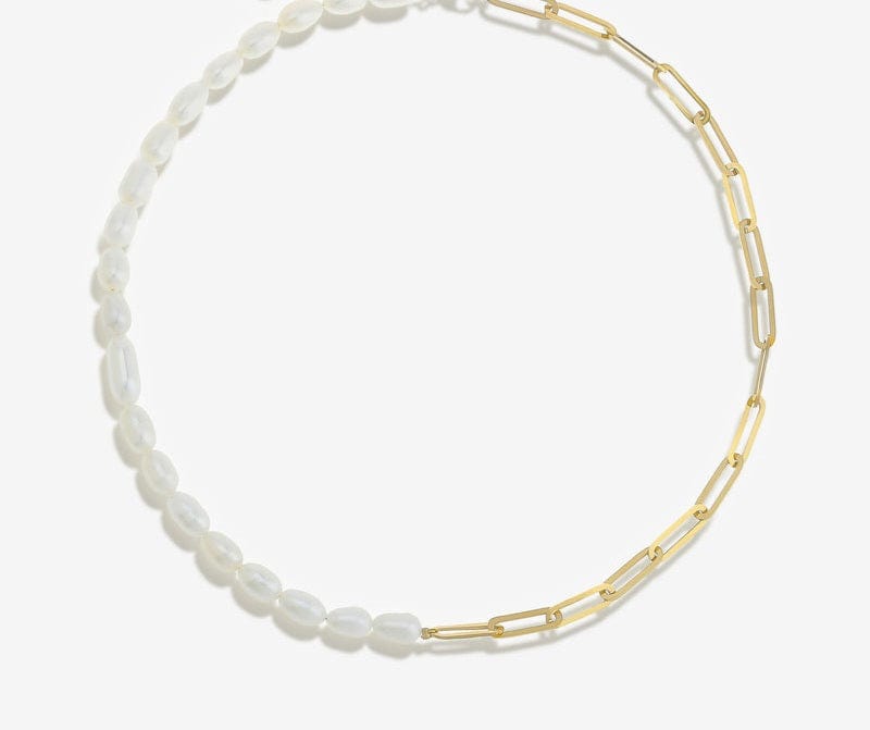 Link Pearl Necklace ilaments Jewelry