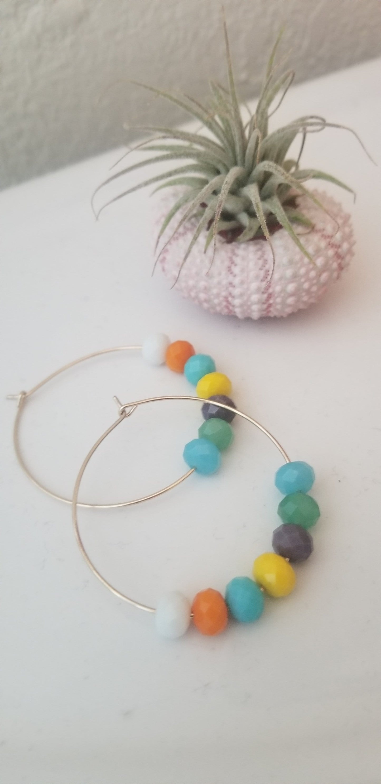 Pastel Crystal Hoop Earrings ilamentsjewelry