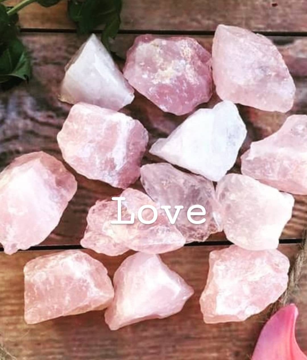 Rose Quartz Stone of Love ilaments Jewelry