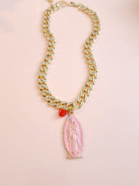 Virgen Rosita Cuban Link Necklace ilaments Jewelry