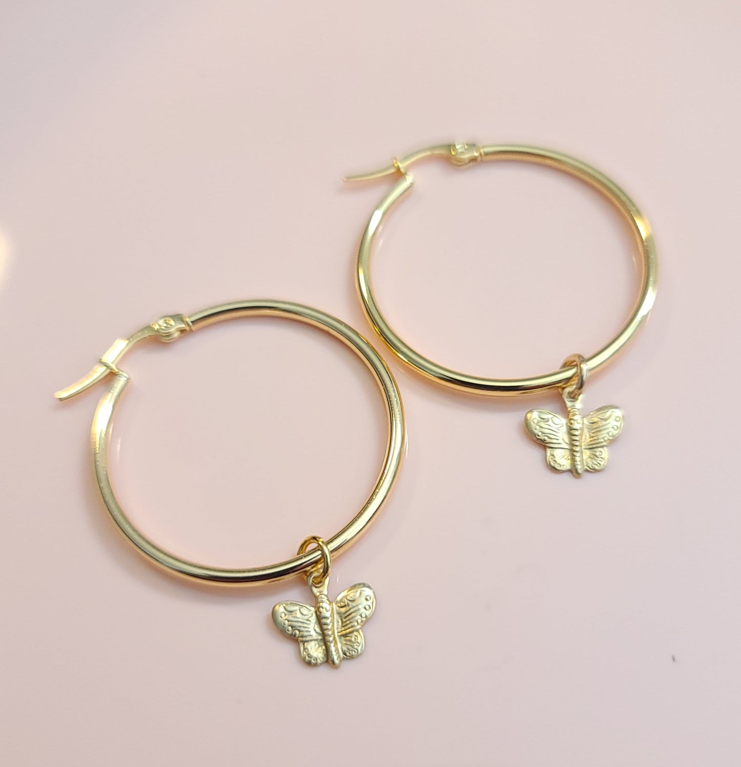 Mariposa 14kt Gold Hoop Earrings ilaments Jewelry