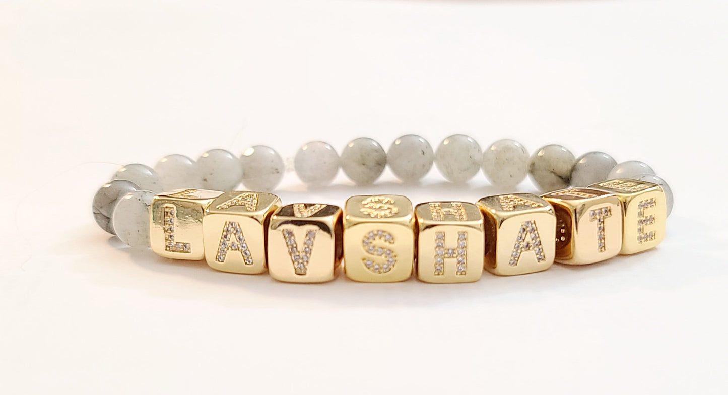 LA VS HATE Labradorite Bracelet ilaments Jewelry
