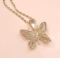 Mariposa Filigree Gold Necklace ilaments Jewelry
