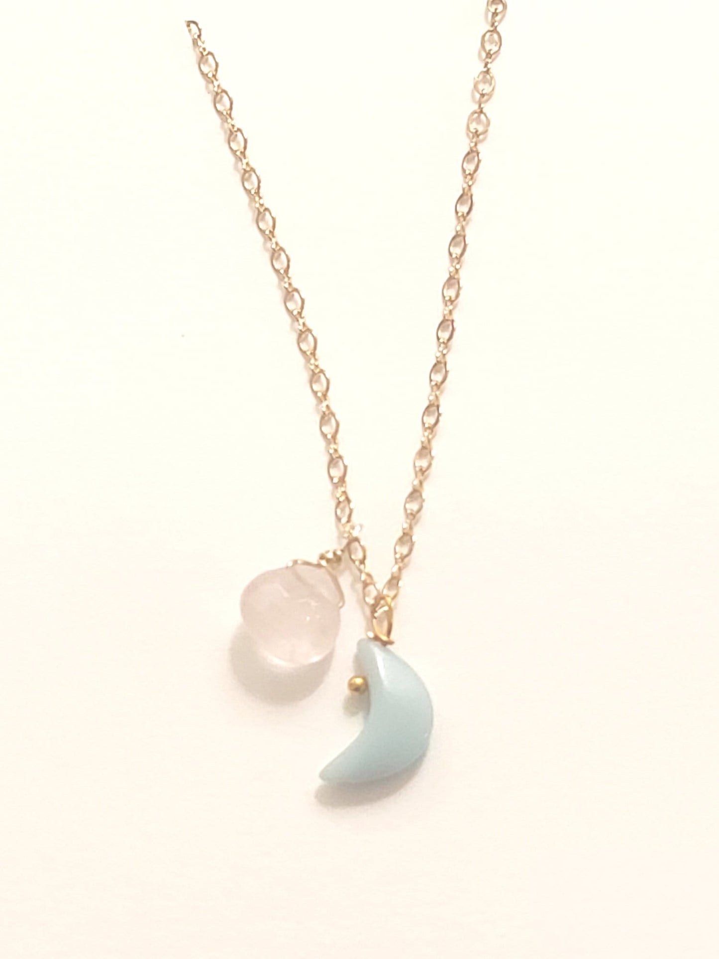 Luna y Amor Charm Necklace ilaments Jewelry