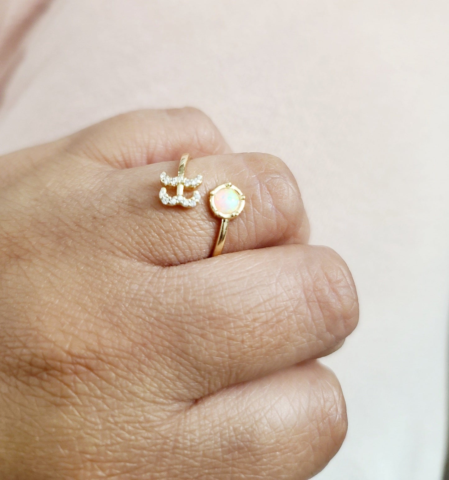 Opal Zodiac Ring ilaments Jewelry