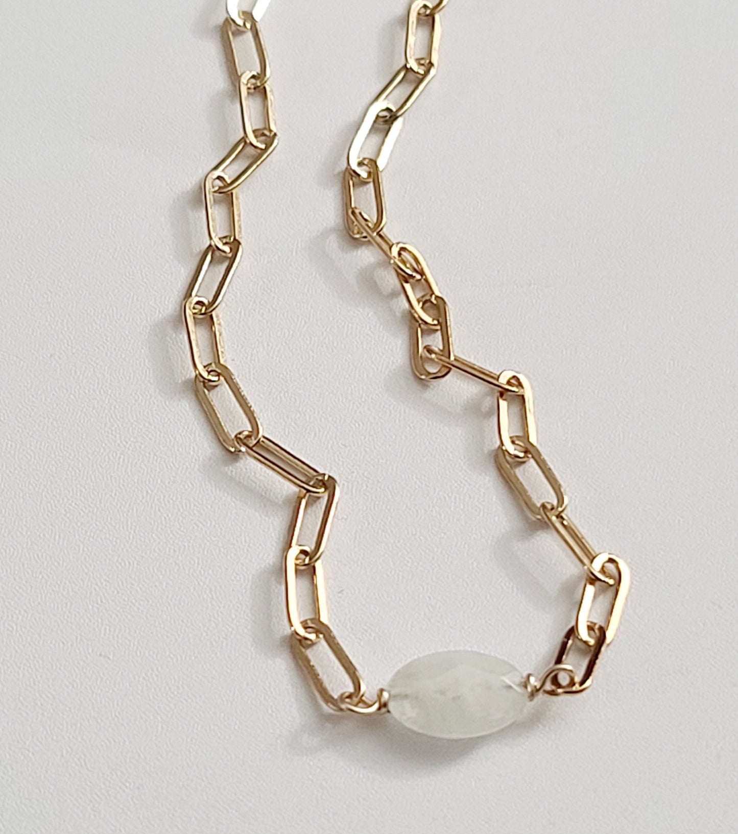 Moonstone New Moon Necklace ilaments Jewelry