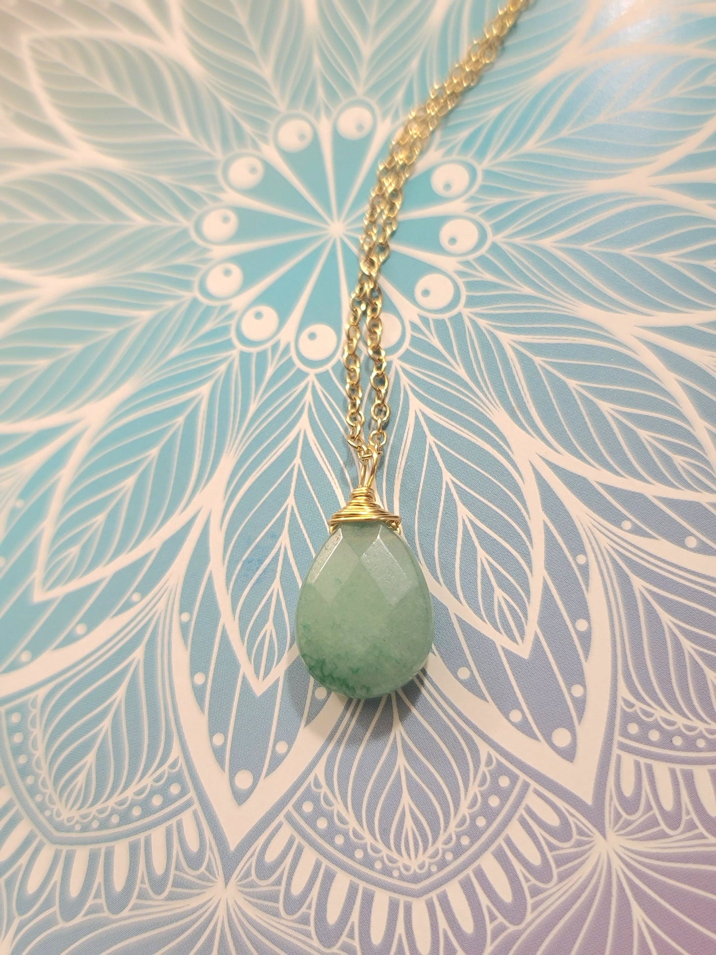 Heart Chakra Jade Necklace ilaments Jewelry
