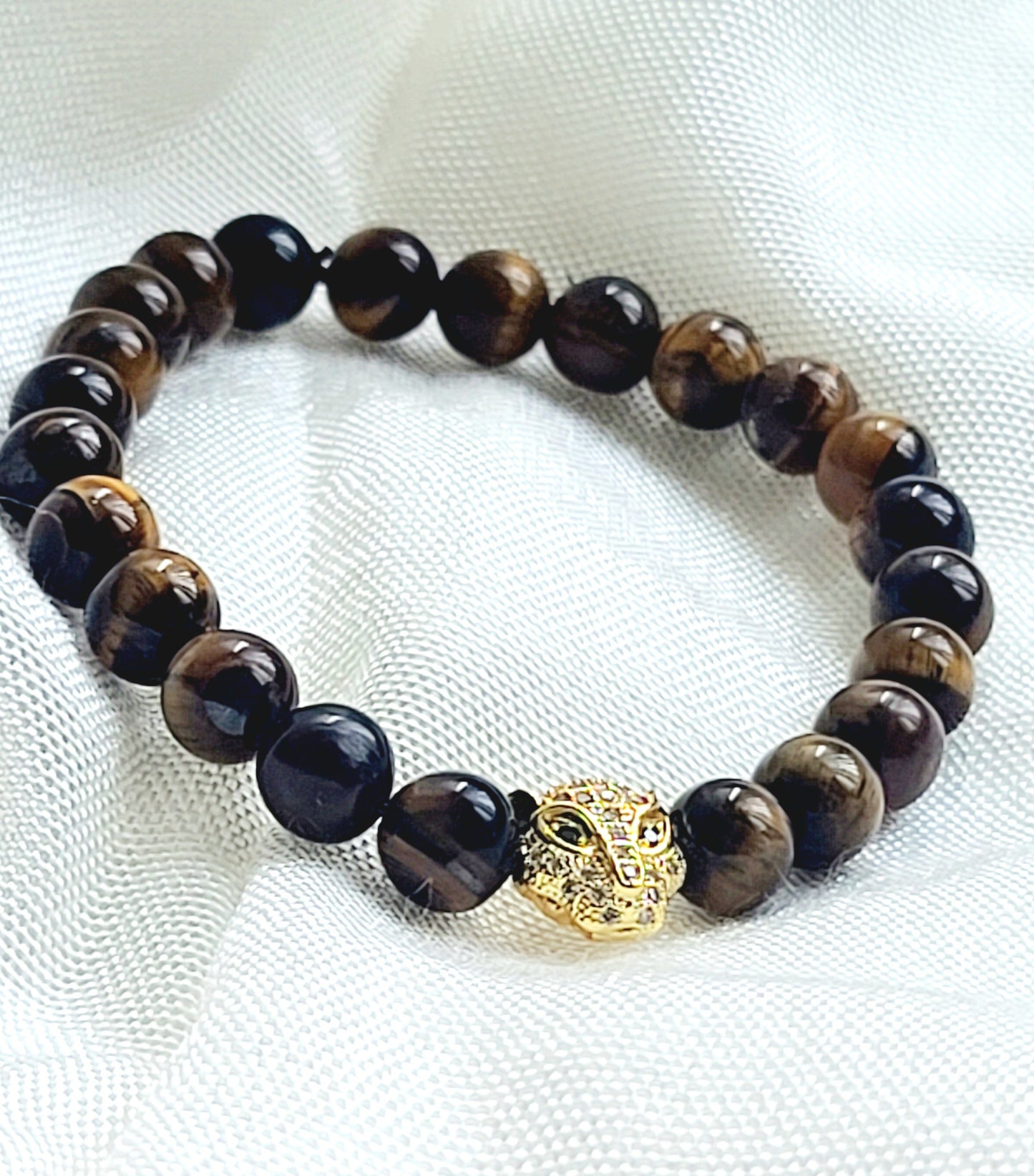 Panther Tigers Eye Bracelet ilaments Jewelry