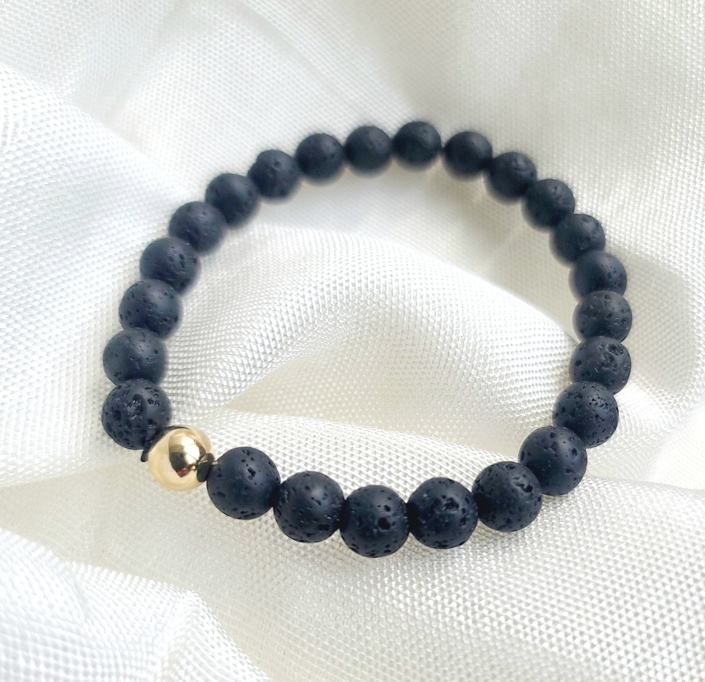 Lava Rock Mens Bracelet ilaments Jewelry