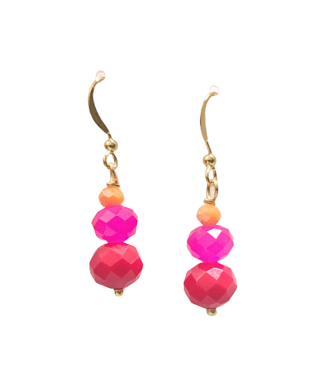 Ombre Pink Earrings ilaments Jewelry