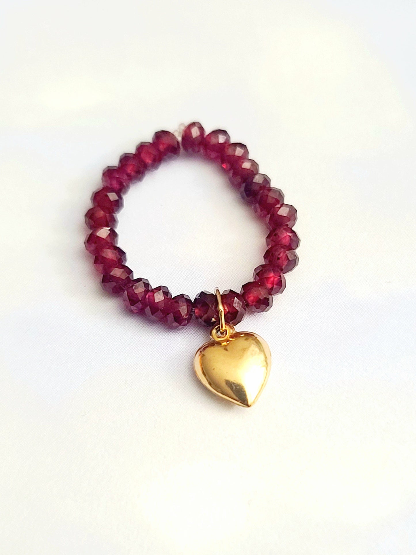I Heart You Garnet Ring ilaments Jewelry