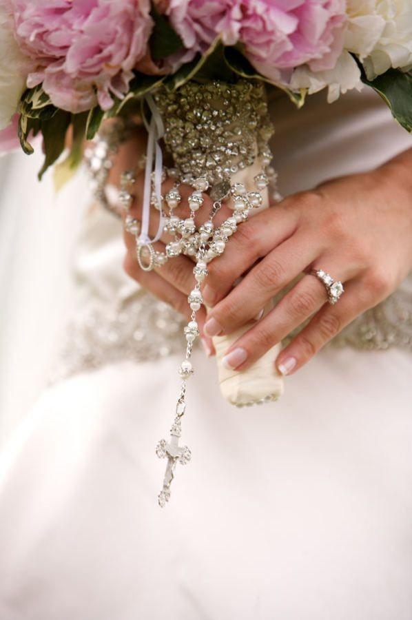 Pearl CZ Rosary Necklace ilamentsjewelry