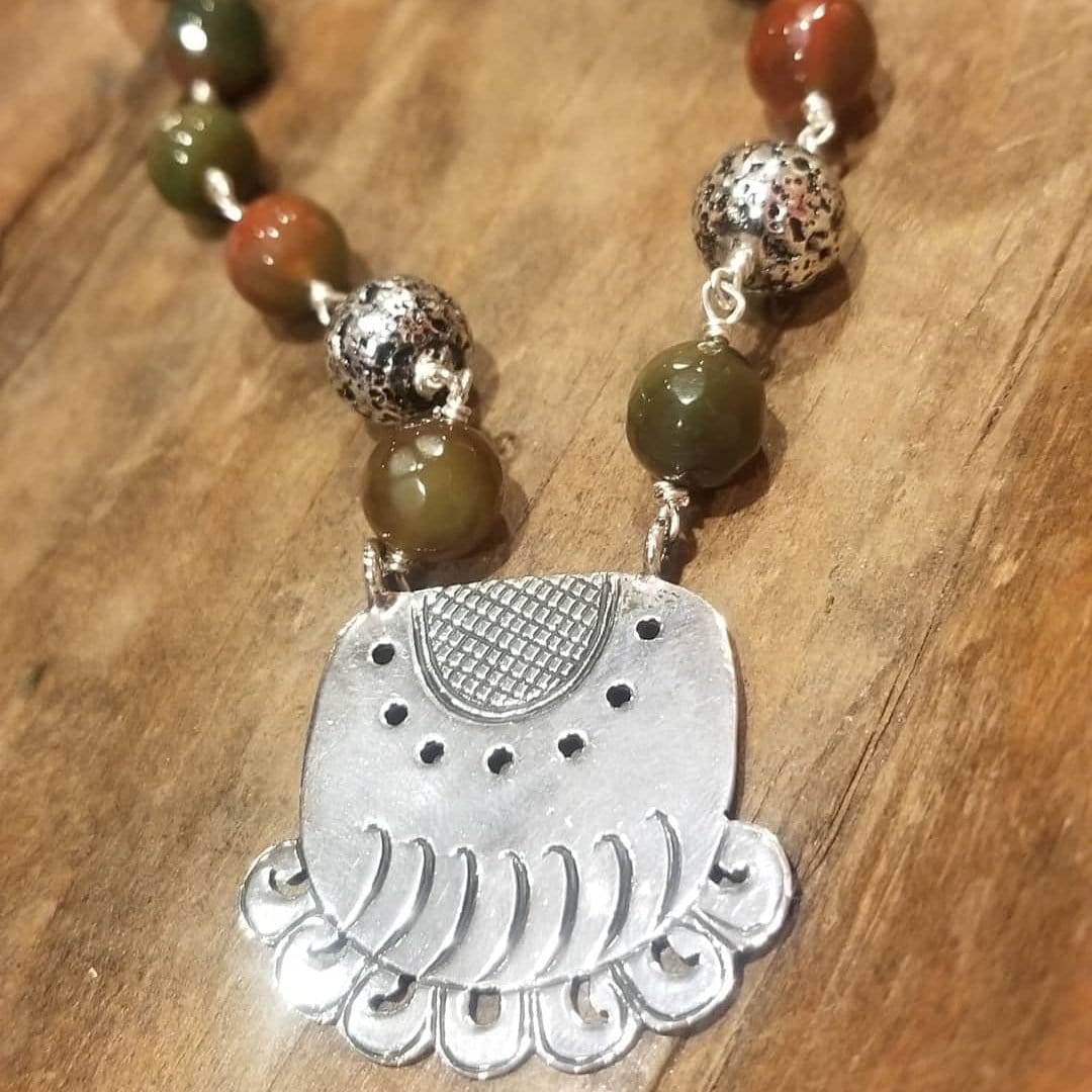Imix Mayan Necklace ilaments Jewelry