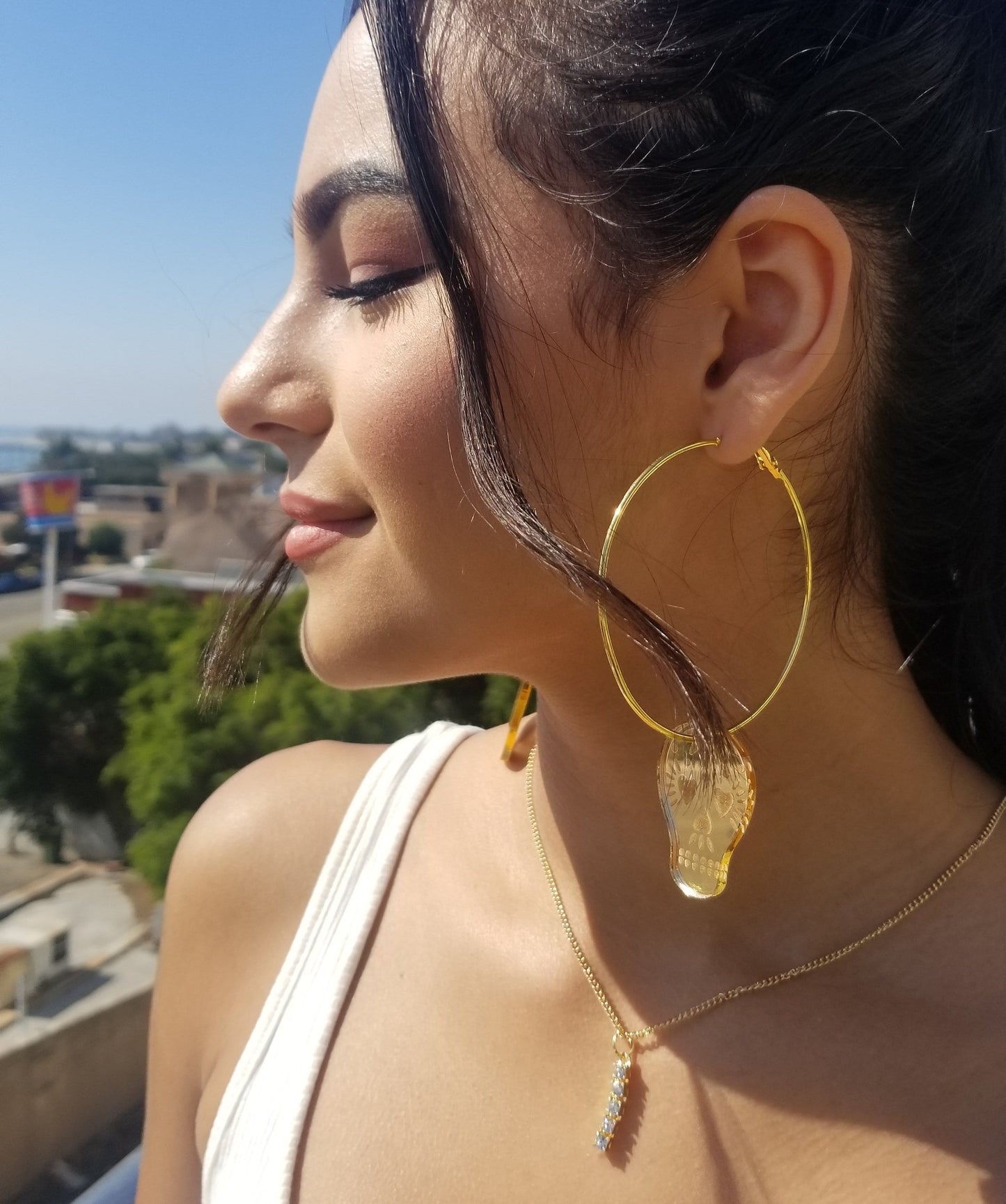Sugar Skull Papel Picado Earrings ilamentsjewelry