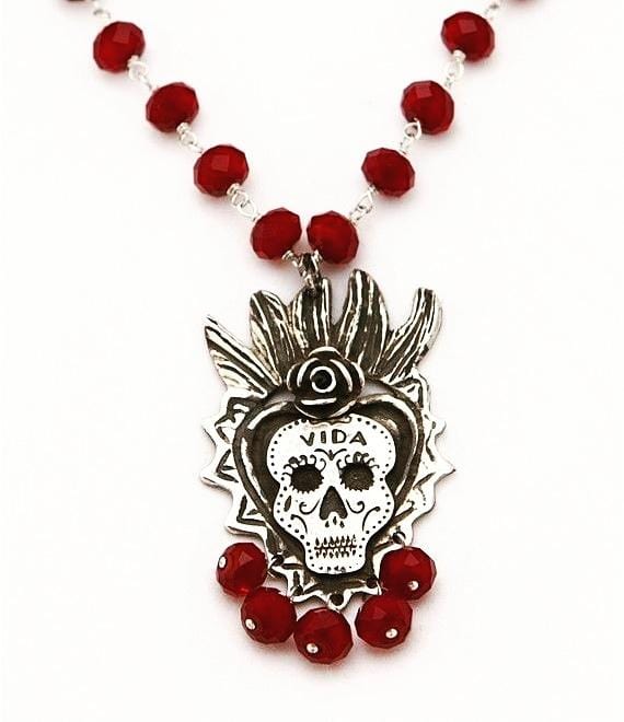 Sacred Heart Alma Gemela Necklace ilamentsjewelry