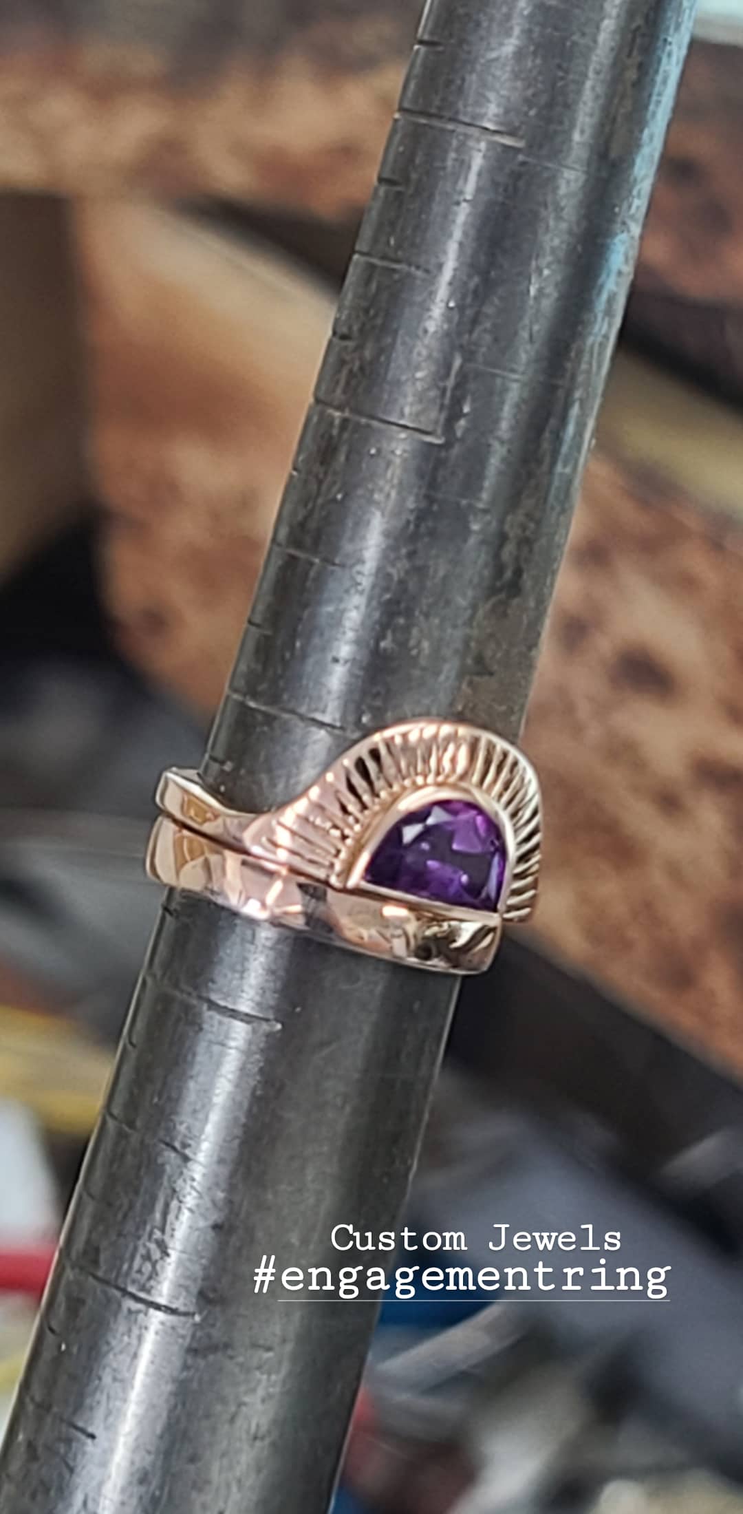 Luna y Sol Engagement Ring & Wedding Band ilaments Jewelry