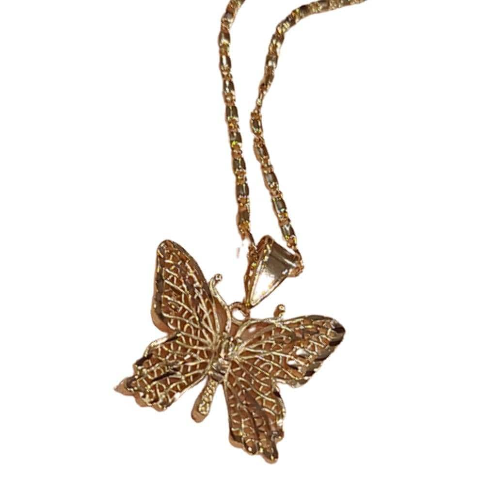 Mariposa Filigree Gold Necklace ilaments Jewelry