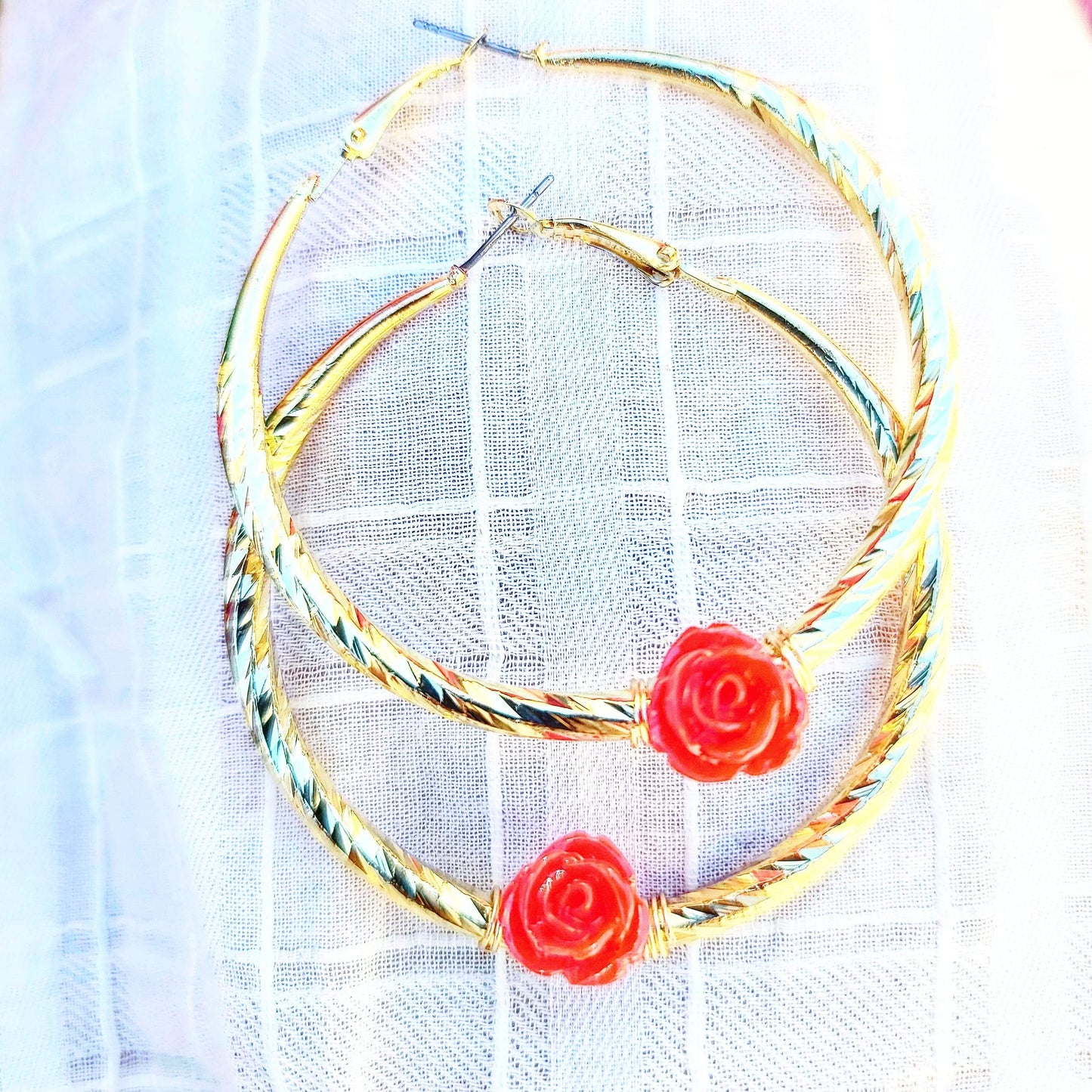 Rosa Hoop Earrings ilaments Jewelry