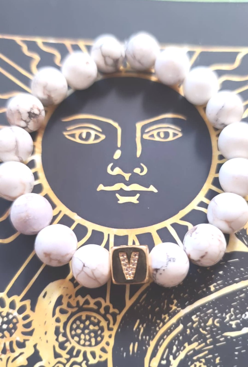 Turquoise White Buffalo Chakra Bracelet ilaments Jewelry