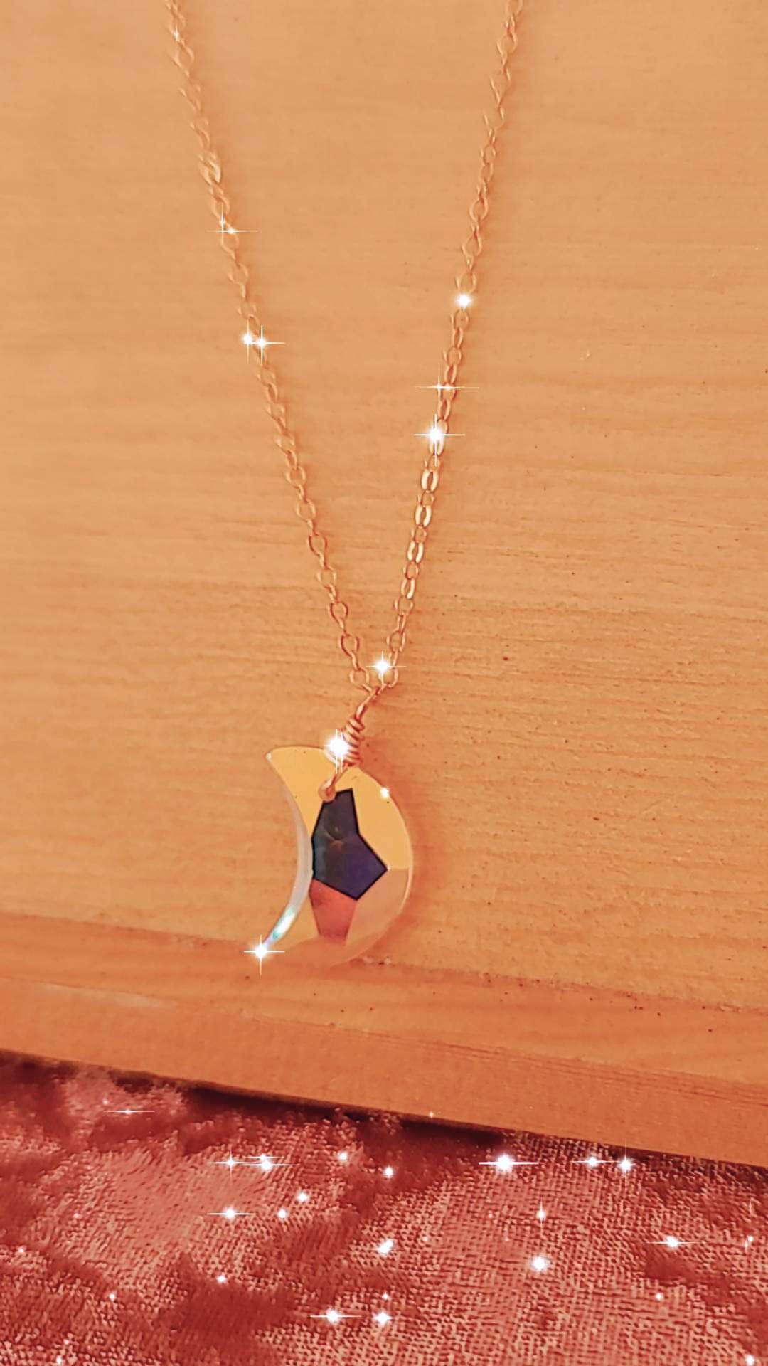 Luna Crystal Necklace ilaments Jewelry