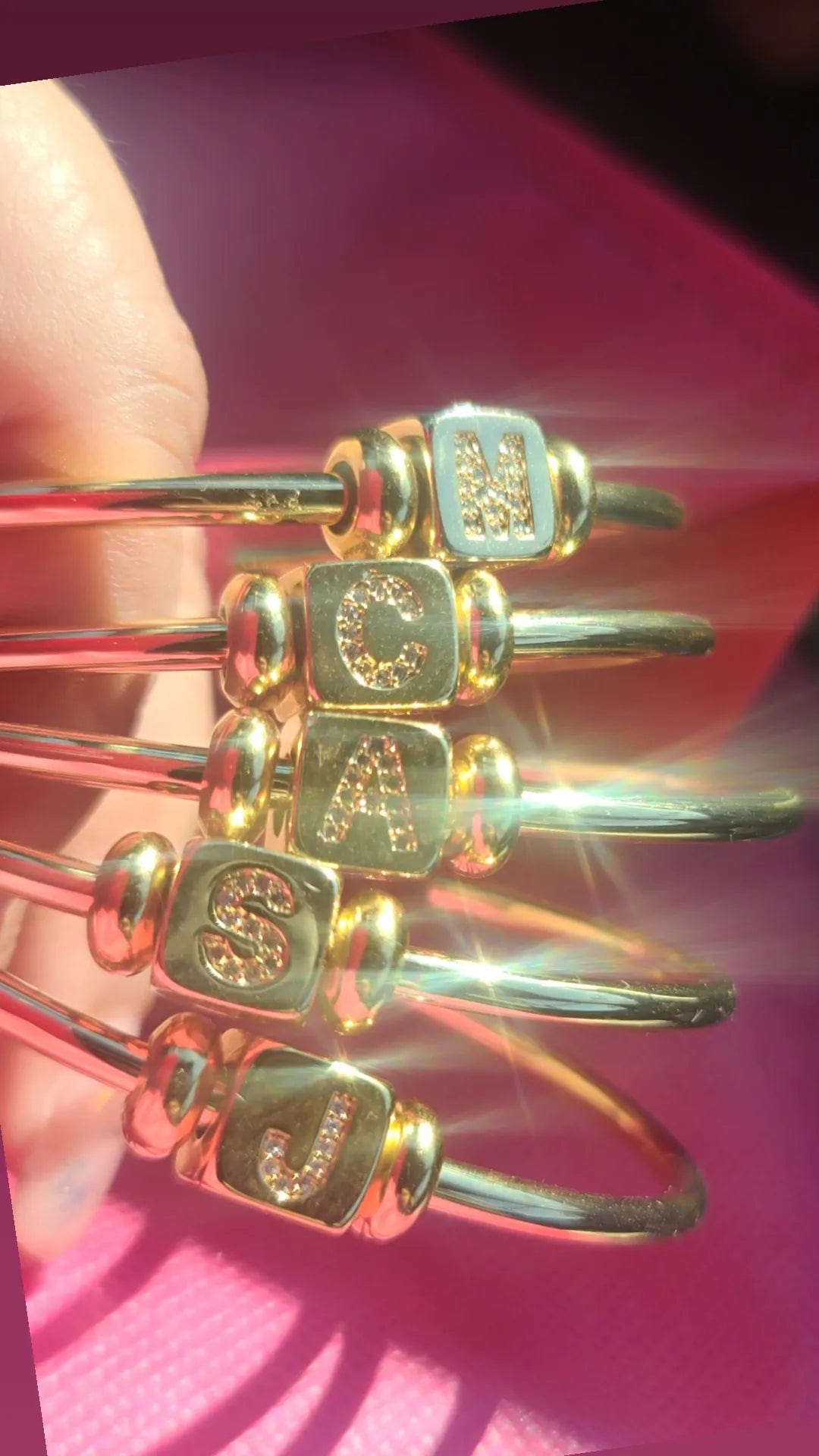Initial Bracelet ilaments Jewelry