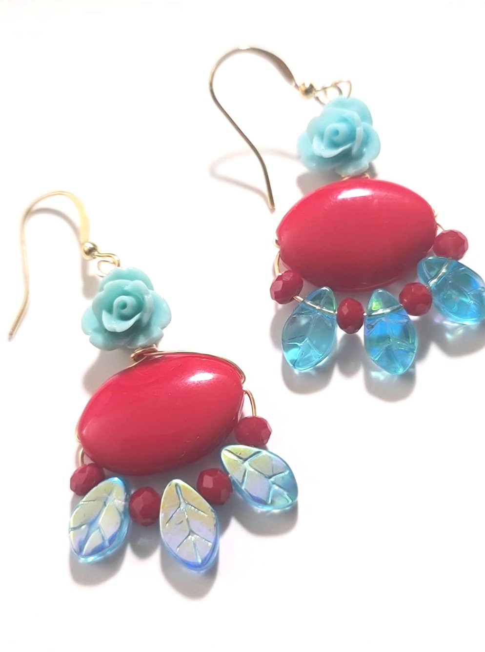 Xochitl Leaf Earrings ilaments Jewelry