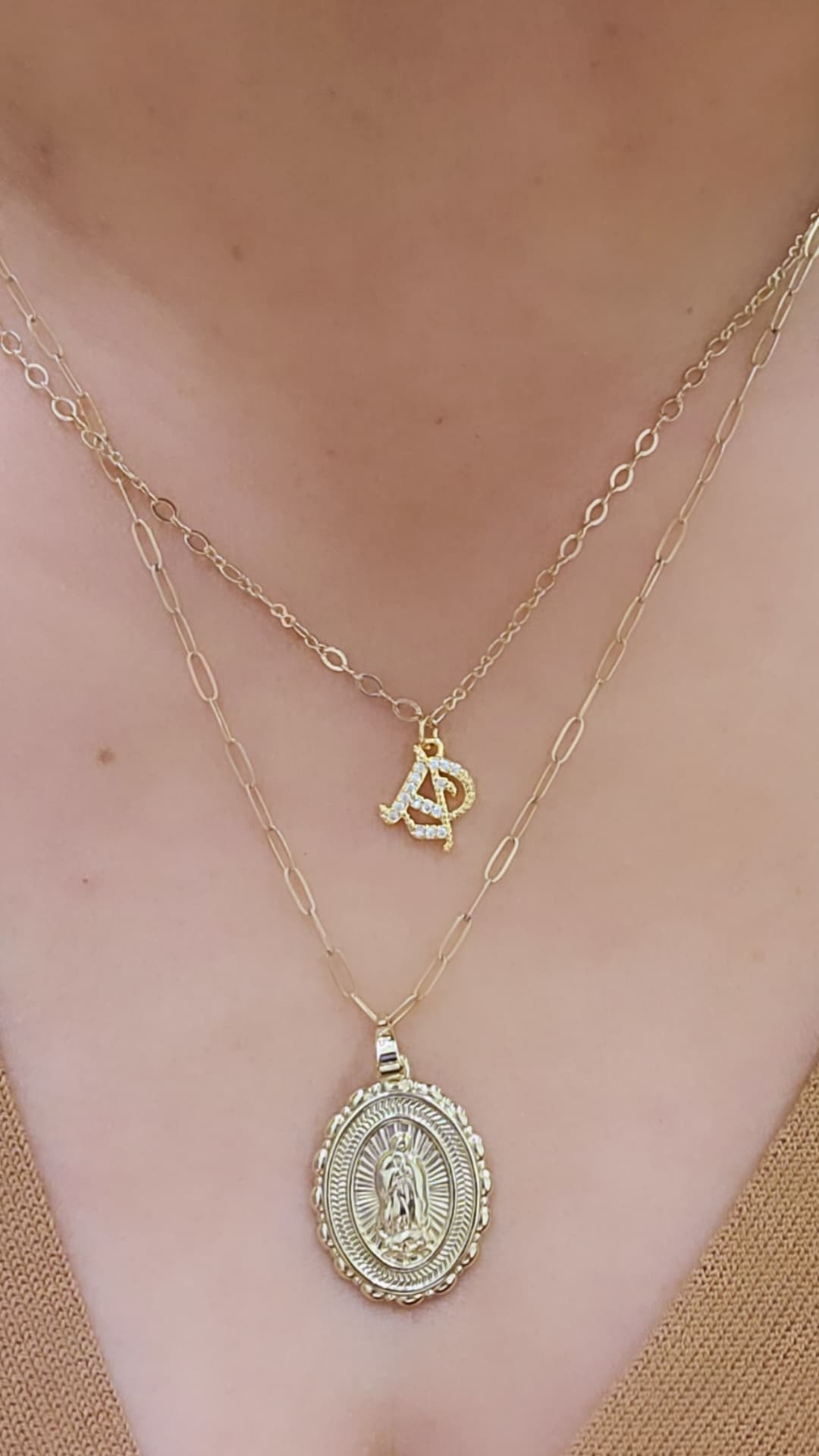 Old English Cz Initial Necklace ilaments Jewelry