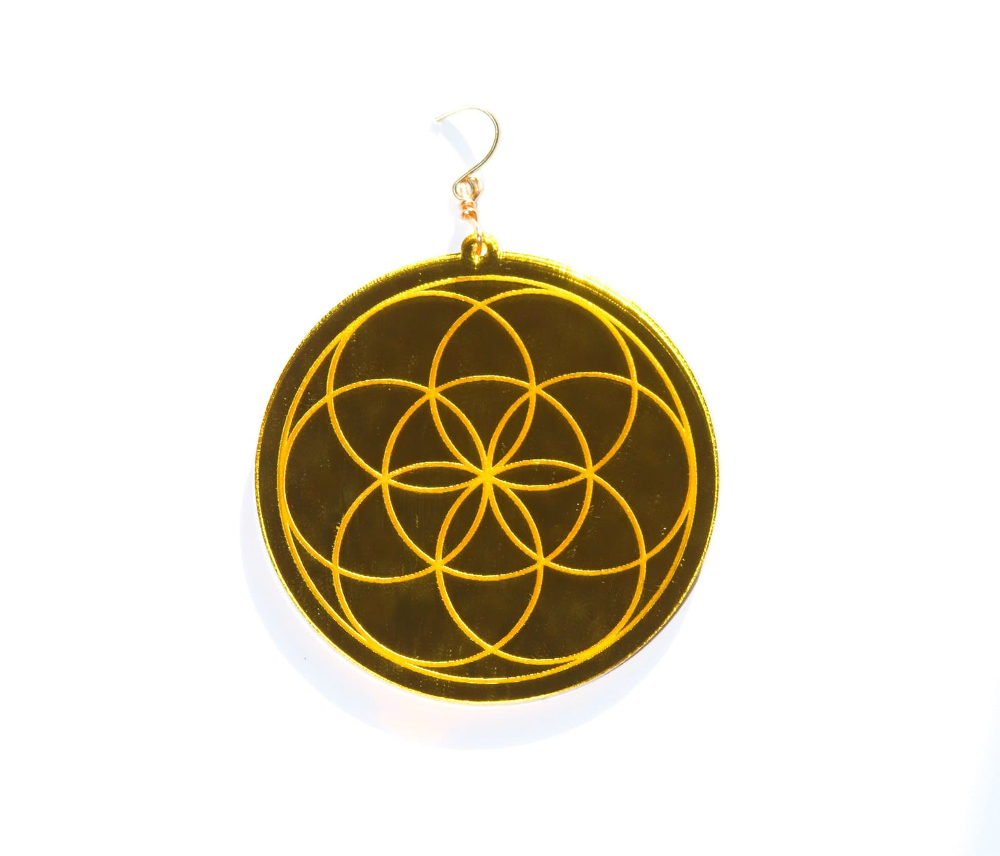 Seed of Life Hoop Earrings ilaments Jewelry