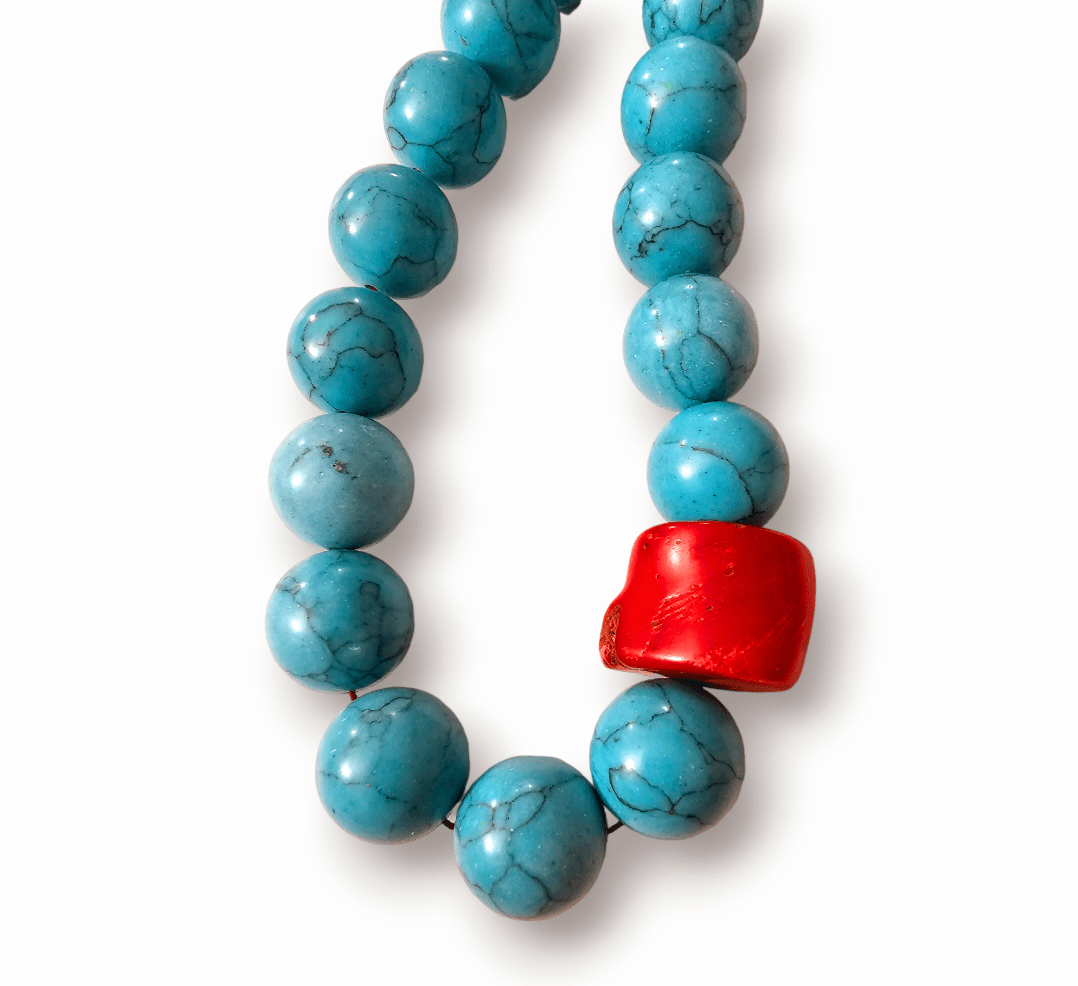 Turquoise Coral Bubble Necklace ilaments Jewelry