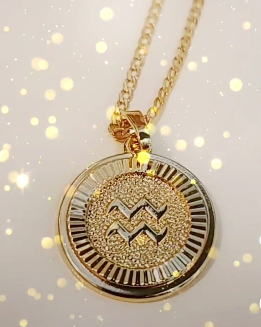 Zodiac 18kt Gold Plated Necklace ilaments Jewelry